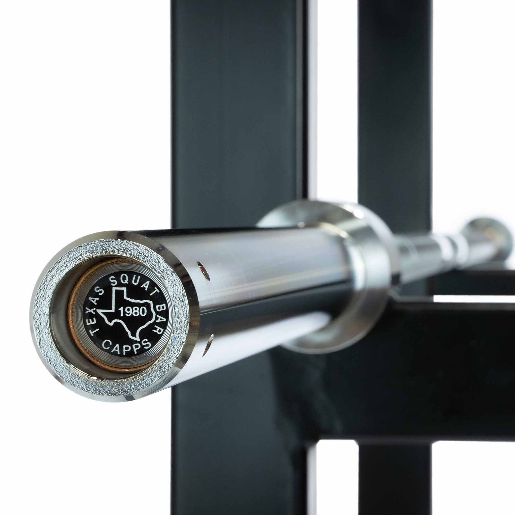 BLEMISHED Texas Squat Bar Black Zinc Shaft/Chrome Sleeves