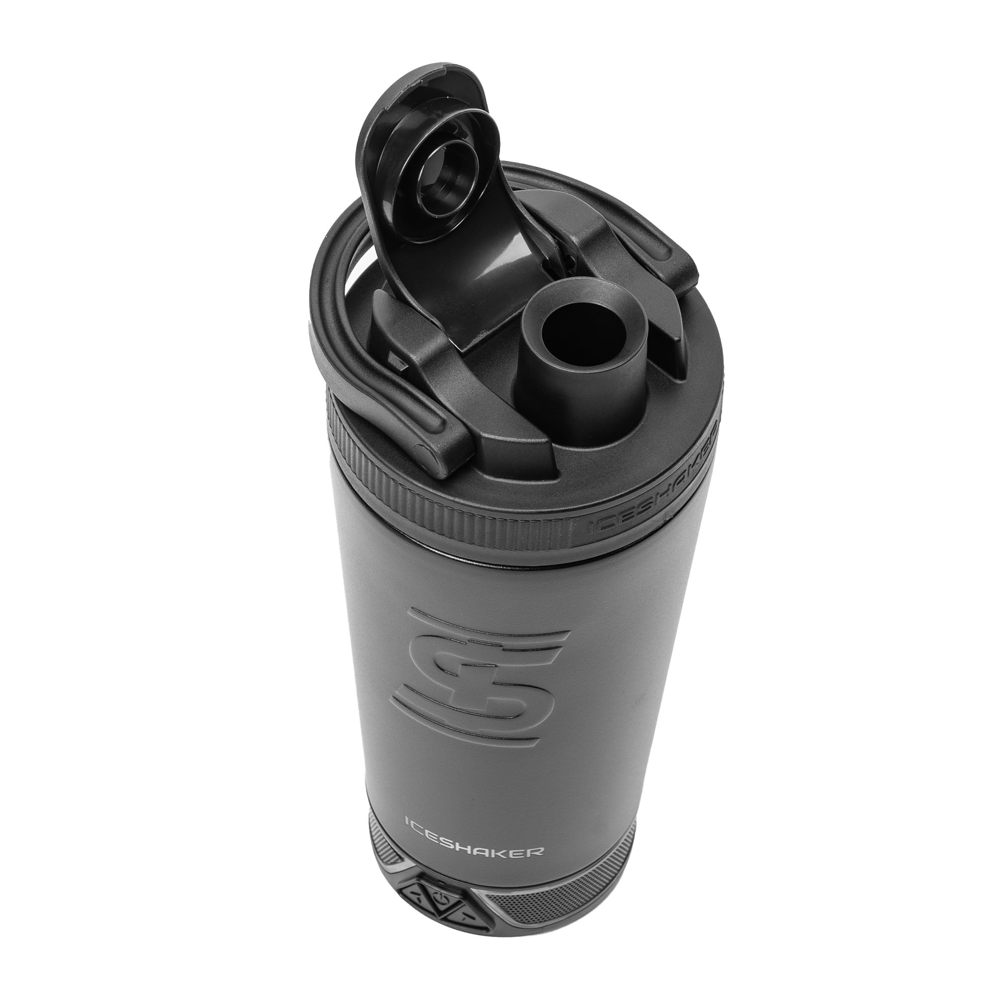 20oz Ice Shaker - Speaker Bottle - Black
