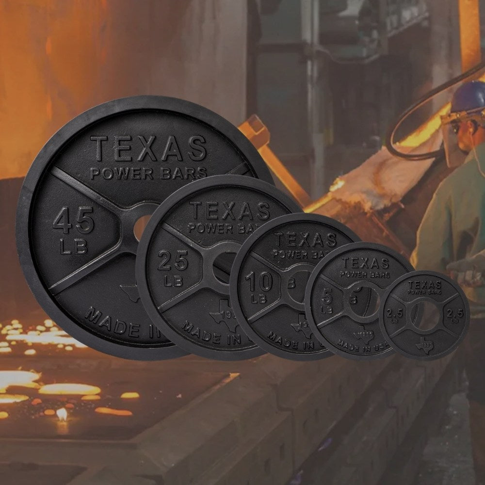 COMING SOON - Texas Olympic Iron Weight Plates
