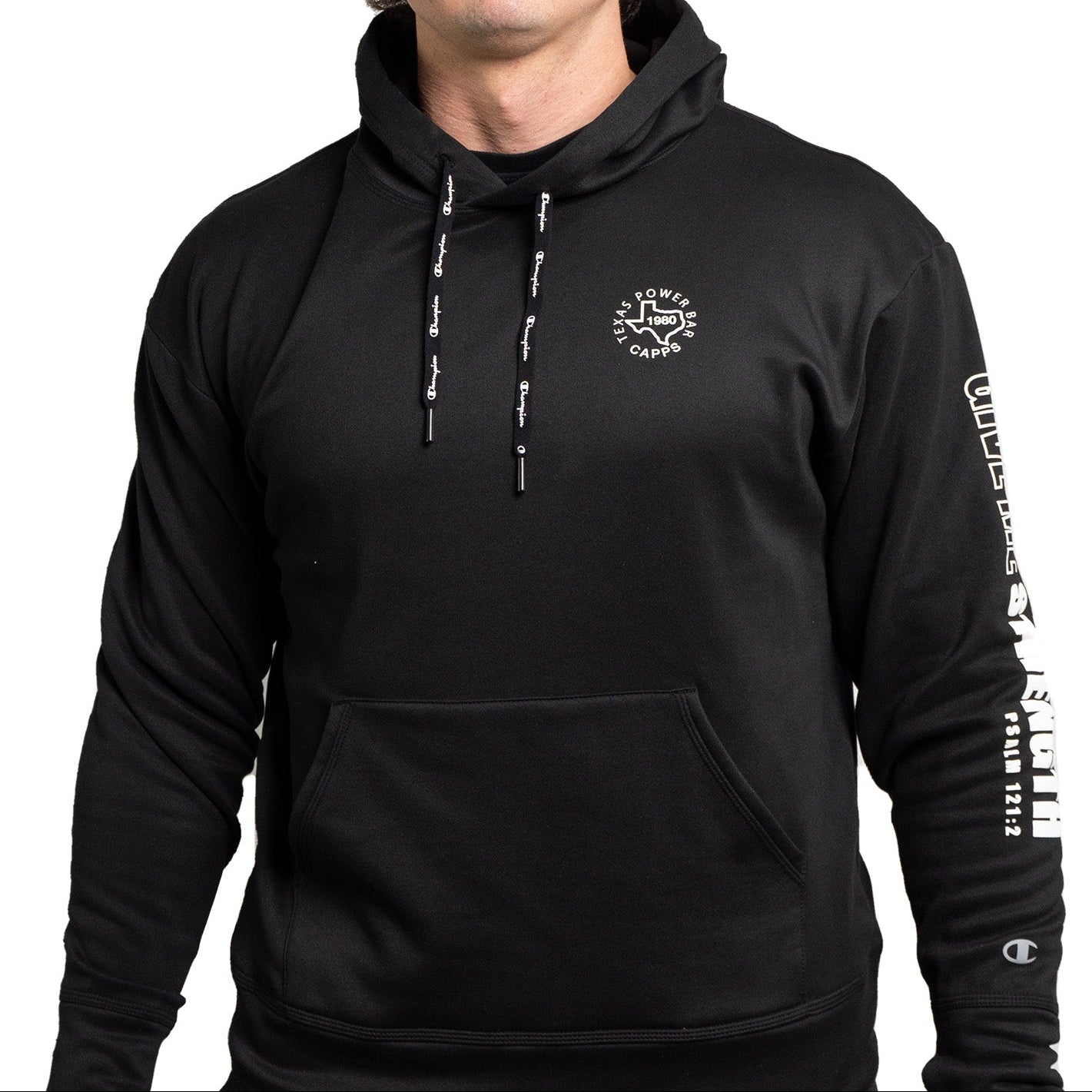 Give Me Strength Champion® Performance Hoodie